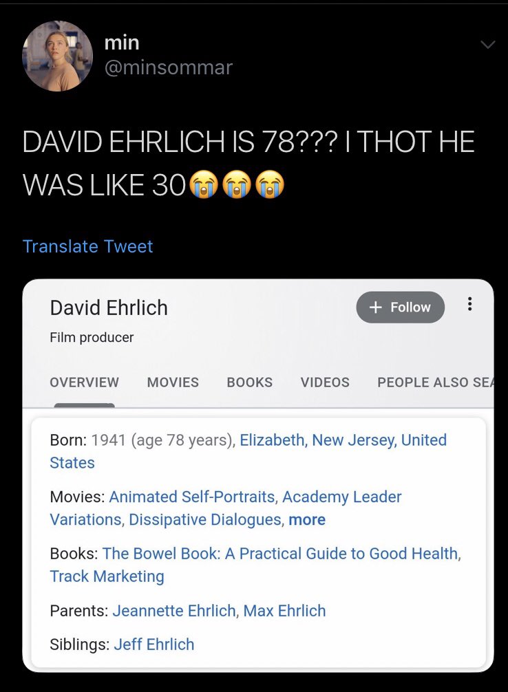 min vs david ehrlich