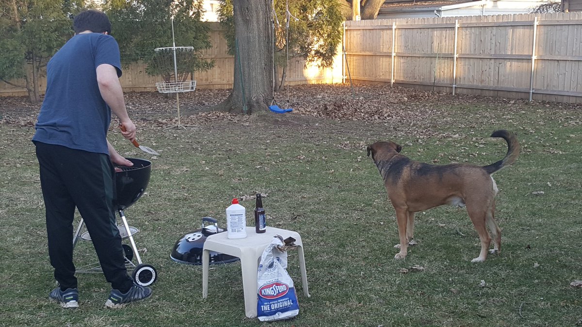 AndreaLichtfuss's tweet photo. Grilling out tonight, my boys are enjoying the backyard 
#GrillOut #WisconsinWeekend https://t.co/NibP0g0Sgn