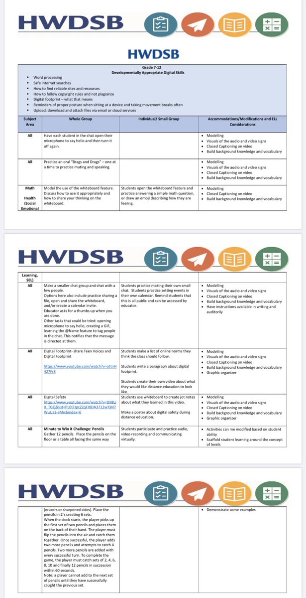 Lauren McCabe (@mrslmccabe) on Twitter photo Sample lessons for Grades 7-12. Ways to build community from a distance. <a href="/HWDSBLearning/">HWDSB Learning Services</a> Sample lessons for Grades 7-12. Ways to build community from a distance. <a href="/HWDSBLearning/">HWDSB Learning Services</a>