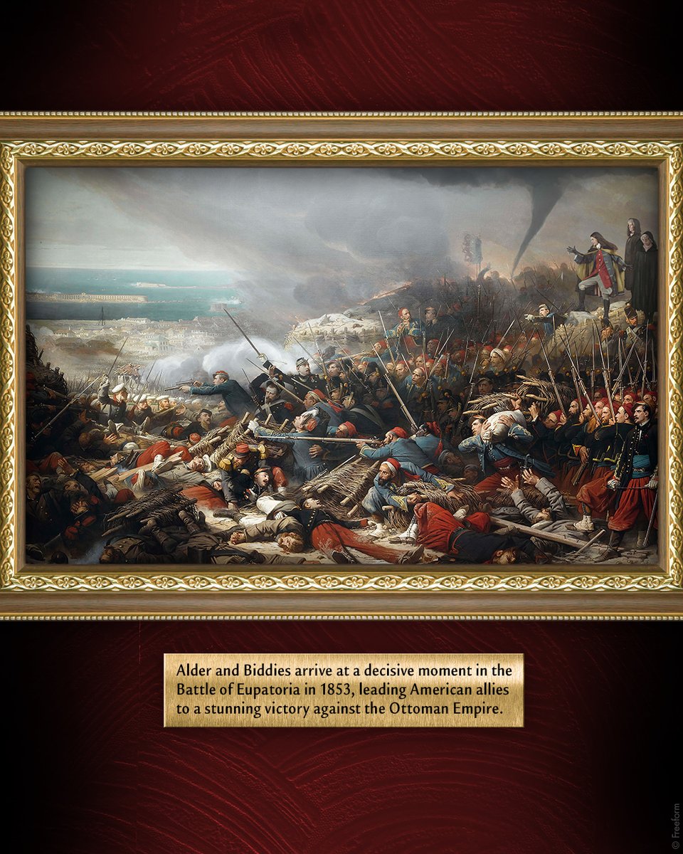 Motherland's tweet photo. General Sarah Alder and Biddies lead American allies to victory. #Motherland https://t.co/yELpwJ6a4P
