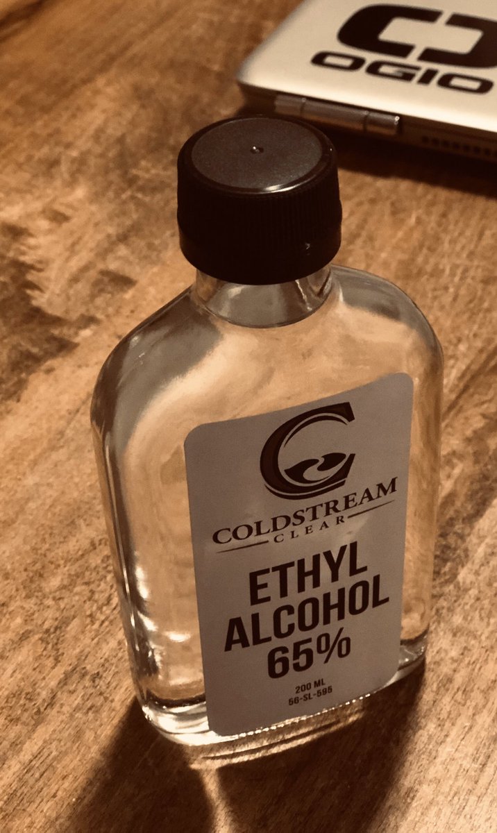 Lettuce39's tweet photo. Usually when I stop by a local distillery on a Saturday afternoon itβs not to pick up hand sanitizer. π€·π»ββοΈ #embeddedmarketing @OGIO @coldstreamclear https://t.co/jlzSDkqwoc