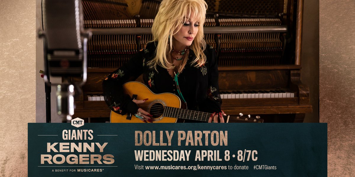 I'm honored to be a part of <a href="/CMT/">CMT</a>'s special remembering the one and only Kenny Rogers. #CMTGiants airs Wednesday at 8PM ET/PT and will benefit <a href="/MusiCares/">MusiCares</a> ❤️