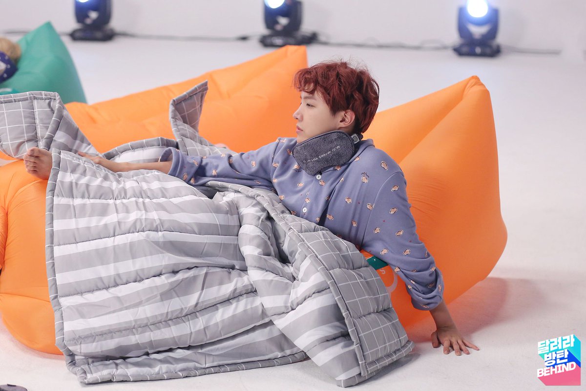 Pajama party time! I just want to cuddle him & pet his hair to soothe him to sleep  #제이홉  #JHOPE #방탄소년단제이홉