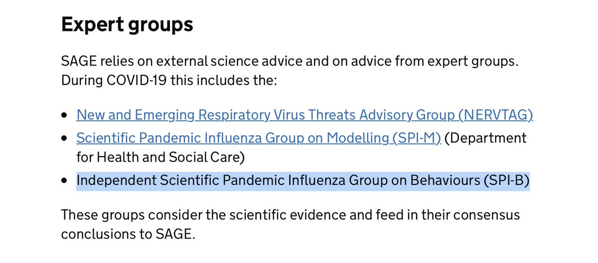 16. I'm looking at a report by the scientific group on behaviour (SPI-B) (from March 4) (earlier on I cited report by group on modelling: SPI-M). I am struggling w/ a few things there, particularly on school closures [...](Link to report:  https://assets.publishing.service.gov.uk/government/uploads/system/uploads/attachment_data/file/873726/04-spi-b-insights-on-combined-behavioural-and-social-interventions.pdf) #COVID2019