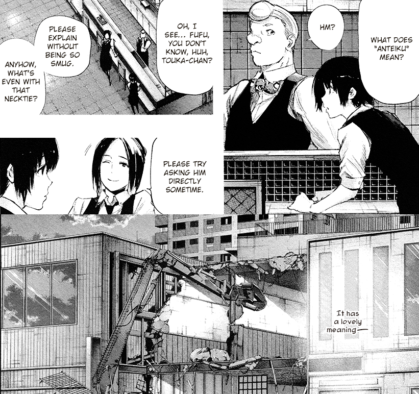 abjectaspiring's tweet photo. https://t.co/o7p53J6nuU 
My analysis of the ways Touka and Yoshimura contrast throughout Tokyo  Ghoul and ;re - and why Touka succeeded with Kaneki while Yoshimura failed with Eto. #TokyoGhoul #kaneki #eto #touka #yoshimura #tg #tgre https://t.co/OfhCKm5KRw