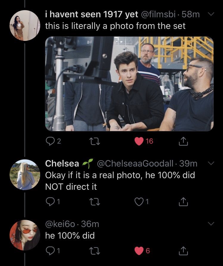 shawn mendes directed 1917
