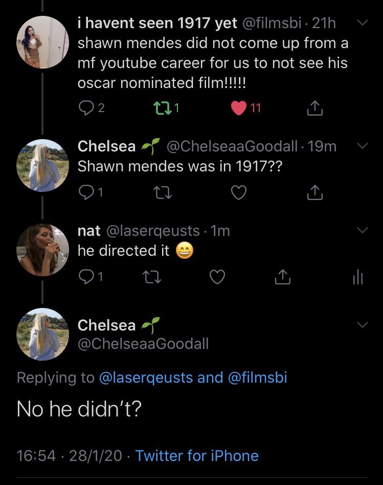 shawn mendes directed 1917