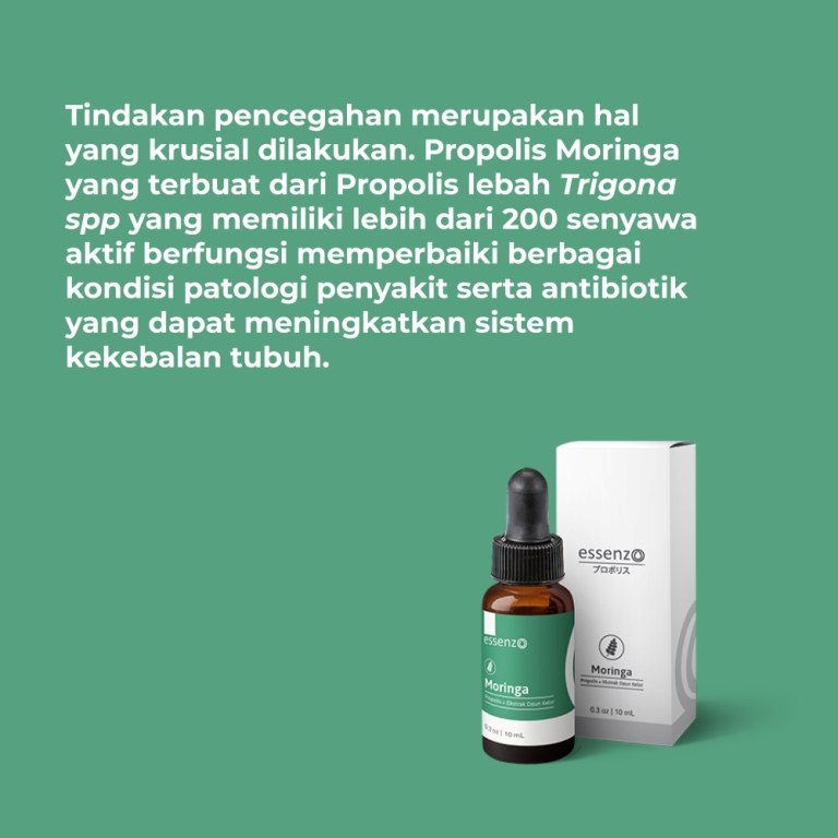 Smga membantu, utk teman yg
Terkena #penyakitkronis akibat #pencemaranudara dan lain2 kini hadir #essenzo propolis moringa atau #ekstrakdaunkelor
Yg berfungsi meningktkan sistem #kekebalantubuh ,nfo lbh lengkap silahkan klik link ini:

bit.ly/PropolisKeL0r

#KarantinaWilayah