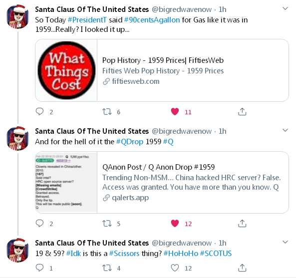 justthinkit's tweet photo. Triple #ScotusDeletedTheTweet #DeleteTheTweet
I'm going for #scissors
Let compare #Q1 & #Q959, then #Q19 & #Q59, and #Q195 #Q9
After that we'll think mirror and look at #Q91, #Q95 & #Q591
Finally we'll do the timestamps on each drop, then datestamps, then date+timestamps https://t.co/v2XFKGtmIr