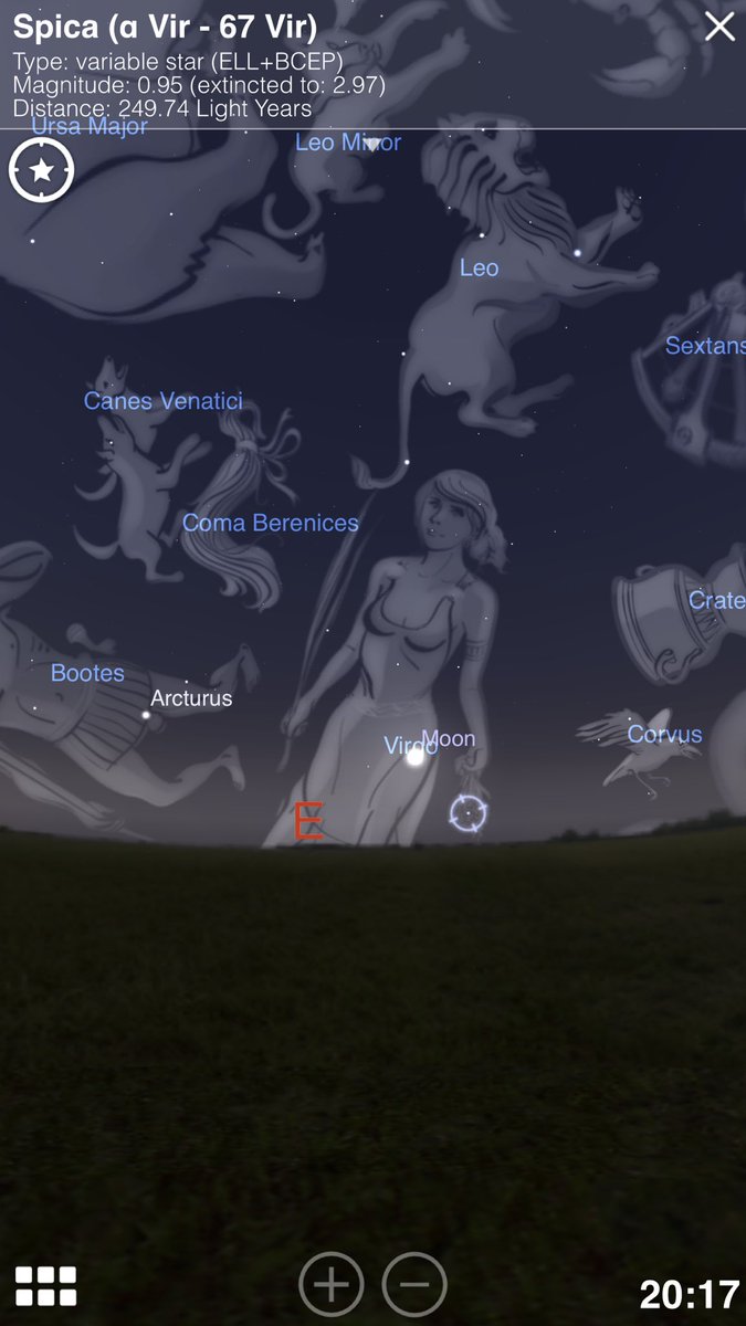 Full moon of Passover (Tuesday eve): conjunct with Spica, the wheat  harvest in the hand of the Virgin