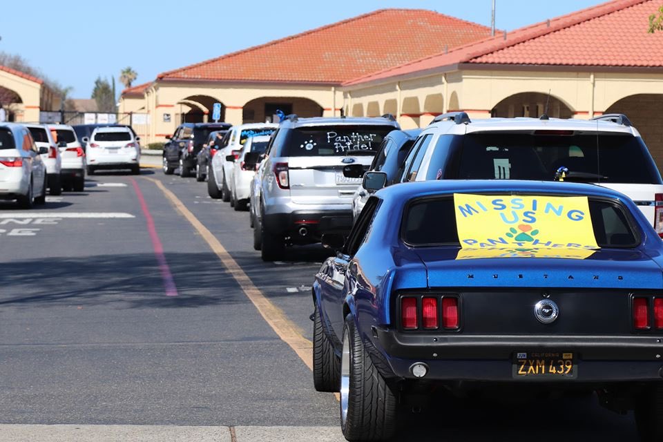 VP staff really enjoyed seeing our students at our parade! #PantherPride
