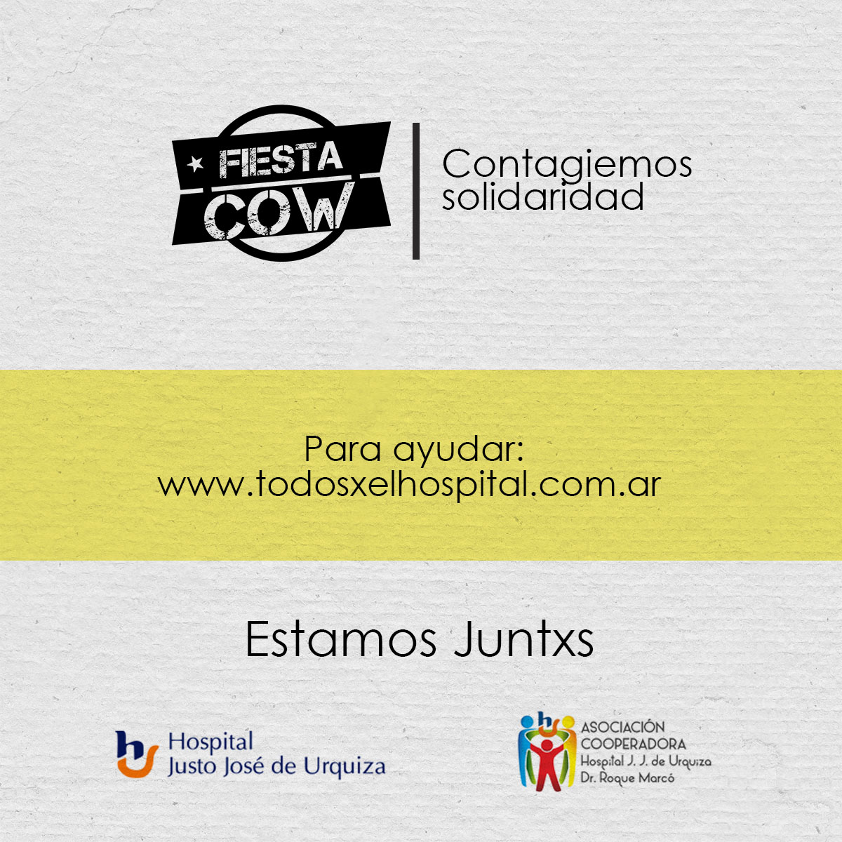 cow_fiesta's tweet photo. Todavía podemos hacer mucho más 🤜🏽🤛🏽💛 https://t.co/iUrKwCVYtU