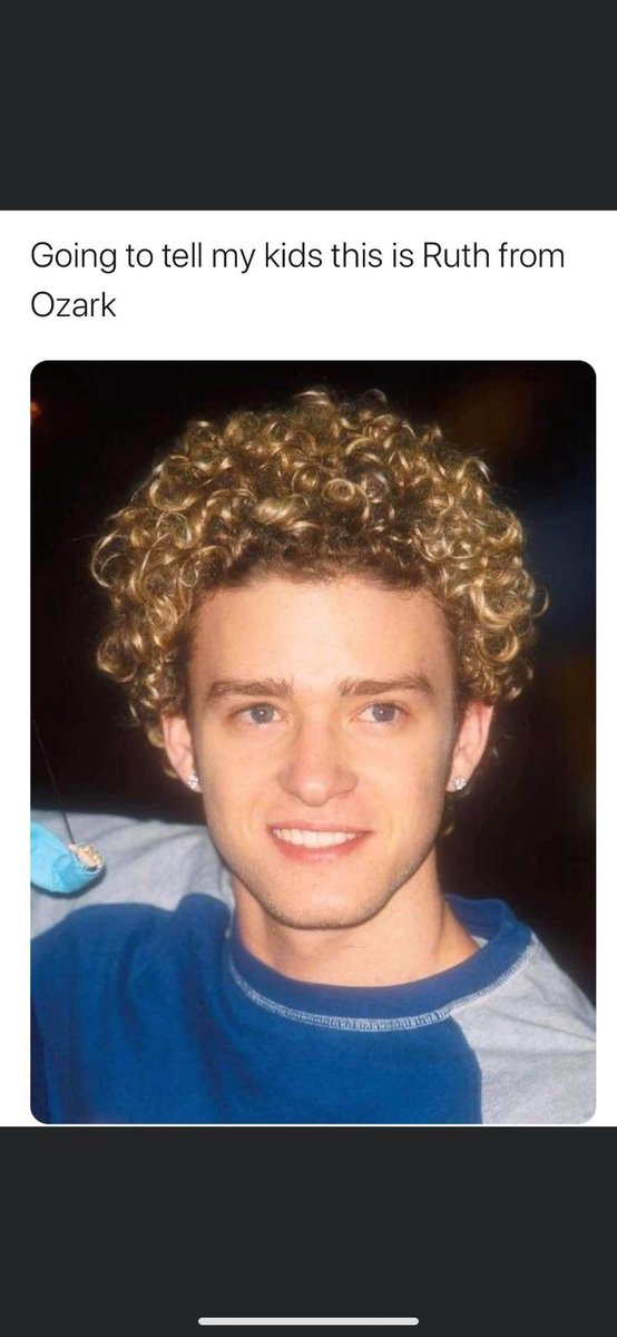 tminni's tweet photo. Okay seriously... WHO DID THIS?? #readthecaption #JustinTimberlake #Ozark https://t.co/ThNOf0iLhI