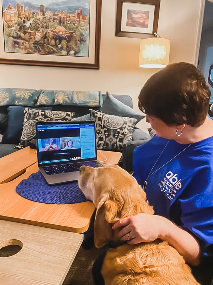 Able_SC's tweet photo. Who else participated in Advocacy Day on Wednesday like our friend Shack here?🐕🦺
If you didn’t get a chance to attend, you can still watch the video! Watch the videos and take action HERE: https://t.co/BL69bhcydO #BarrierFreeSC #DisabilityDemands #ProtectAllPeople #CripTheVote https://t.co/esF7CJkvQg