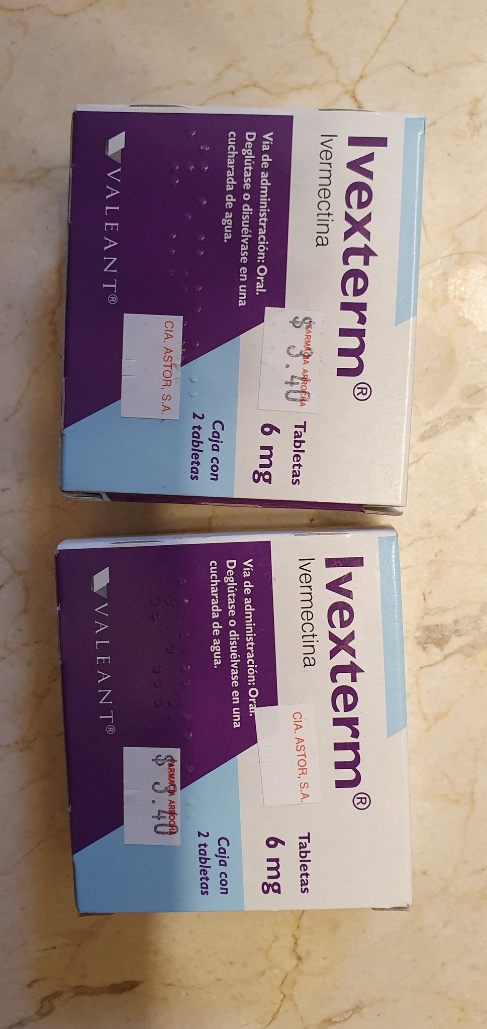Ivermectina valeant precio
