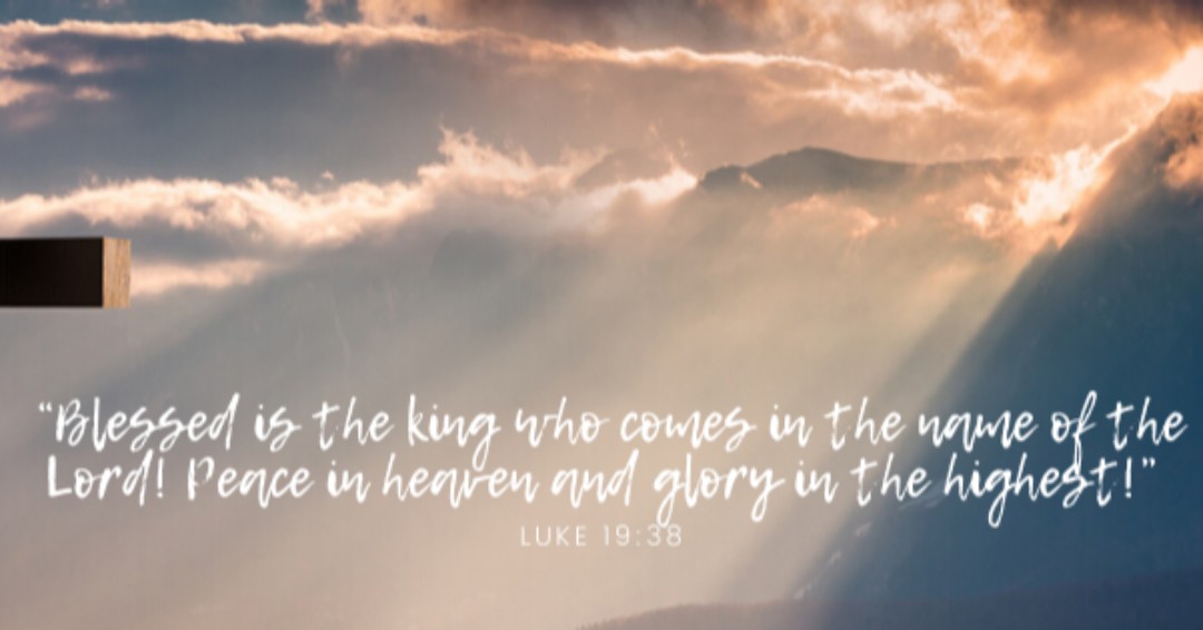 Today we celebrate Jesus' triumphal entry into Jerusalem. Sending our blessings to all for the beginning of this Holy week. Let's lift our voices in prayer. #staysafe #stayhome