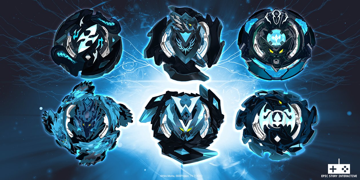 Beyblade Burst Rivals on X: Which Cyber Beys do you have in your bey load  out? Post a pic below!  / X