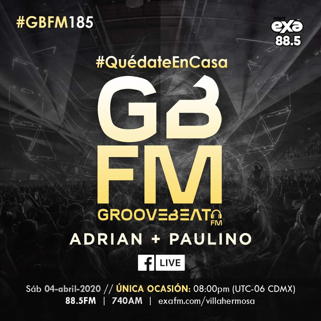 GrooveBeat_'s tweet photo. 🔥🎧📻¡#Grooveros! 📻🎧🔥
Por ÚNICA OCASIÓN, hoy se emitirá a las 8pm.
¡ 🔴 Participa en nuestro Facebook Live 🔵!
#QuédateEnCasa mientras @adrian_dsolis y @Paulino_Rou te ponen música
#EnTodasPartes #PonteEXA @exavillahermosa #StayAtHome #radioshow #underground https://t.co/7dbjfZubif