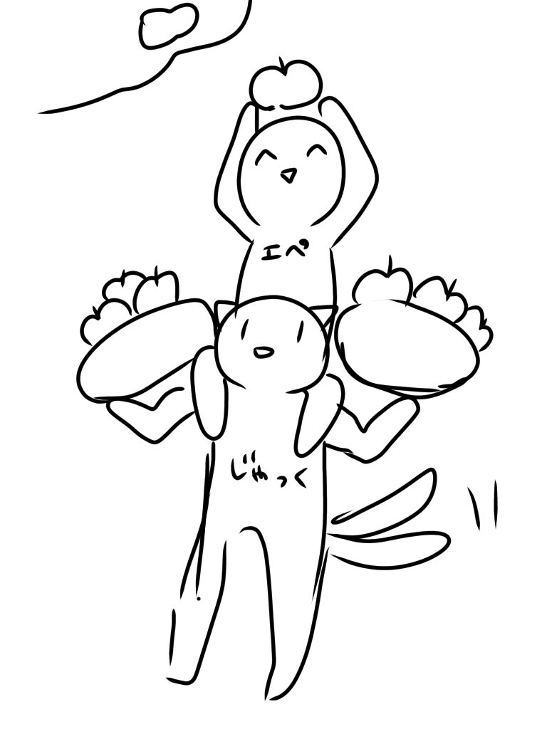 これの下描き達

左が正しい下描き。右はボールペン 
