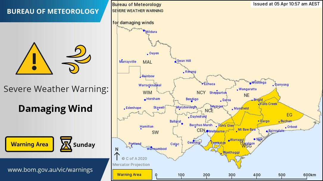Bureau Of Meteorology Victoria On Twitter Severe Weather