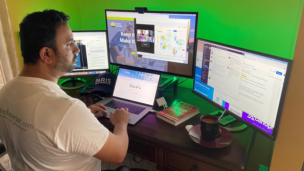realDonMahmood's tweet photo. Pick a color, any color.  Glad to have set this up prior to #selfisolation, keeping it #productive &amp; fun!
.
#mitcovid19challenge #mithackmed #hackathon #teamwork #virtual #entrepreneur #keepmovingforward #decision168 #business #staysafe #weshallovercome #stayhome #stayhealthy https://t.co/o7CiME6HDC