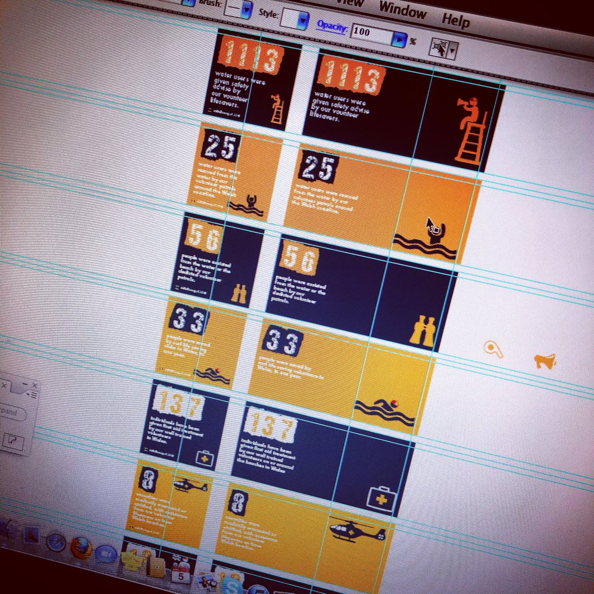 owenmorgs's tweet photo. Digital design for social media, showing surf lifesaving rescue stats for @SurfSportWales, with infographic to follow. #VigilanceAndService #AnotherDayAnotherDesignDollar #WaterSafety #Wales #Design https://t.co/gl32kIsguz