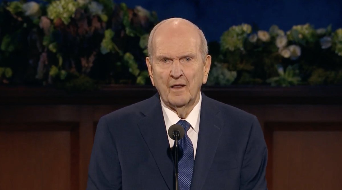 ldsconf's tweet image. “I invite all, including those not of our faith, to fast and pray on Good Friday, April 10, that the present pandemic may be controlled, caregivers protected, the economy strengthened and life normalized.” #PresNelson | #GeneralConference