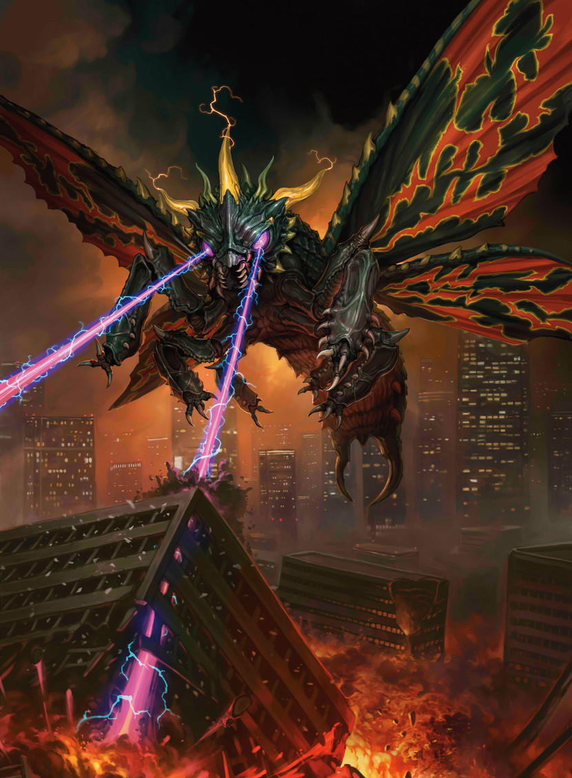 Magic: The Gathering - Godzilla Monster Series artwork showcase.Destoroyah ...