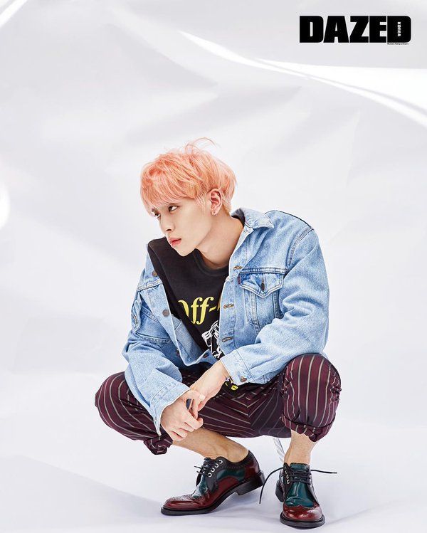 Still rocking the, now iconic, pink hair, Jonghyun did an editorial photo shoot for the June edition of 'Dazed & Confused Korea'These stunning, artistic images, capture something very special.Something very beautiful.Something very sophisticated.