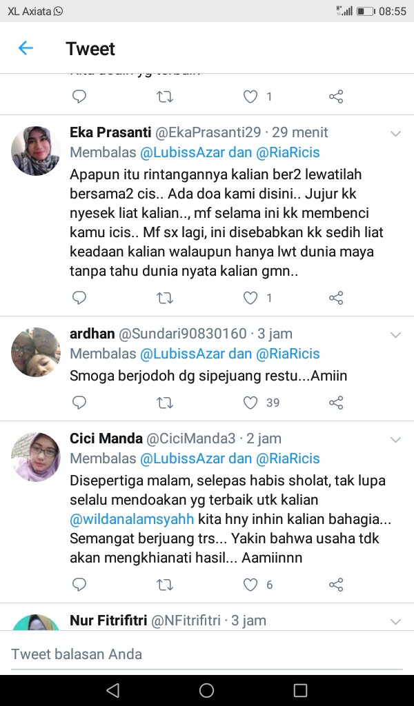 Bg Wildan semangat masih banyak yg mendoakan dan si Eneng juga meretwett berarti masih berharap untuk di doakan @wildanalamsyahh