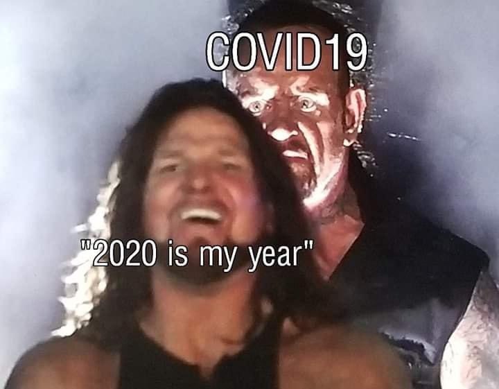 Dx21685's tweet photo. That didnt take long 😂😂😂 #wrestlemania https://t.co/cgN6YiEbsg