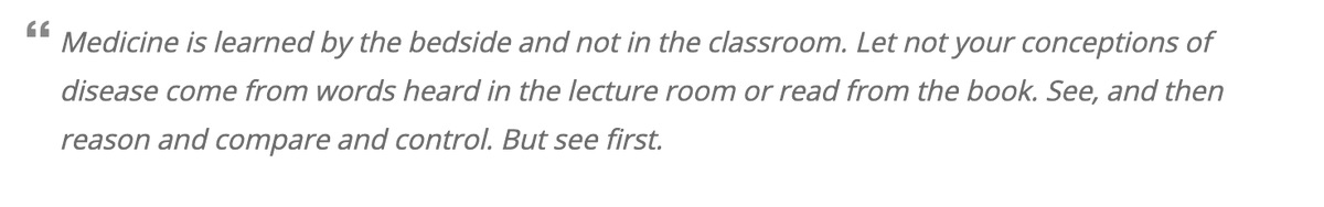 This is the oath that we pledged, to take care of the sickest. See Osler quote - If this is the case, then I have learned first-hand about  #COVID19. But have much to learn still about who recovers and who dies. 10/n