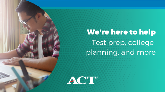 ACTStudent's tweet photo. Students, you've got this!

This new normal is challenging for us all. We don't have all of the answers just yet, but we know your future will still be bright ⭐ 

We'll get through this together. Here are free resources for you and our latest updates: https://t.co/smRbwnbU6Z https://t.co/EoeMclLPY3
