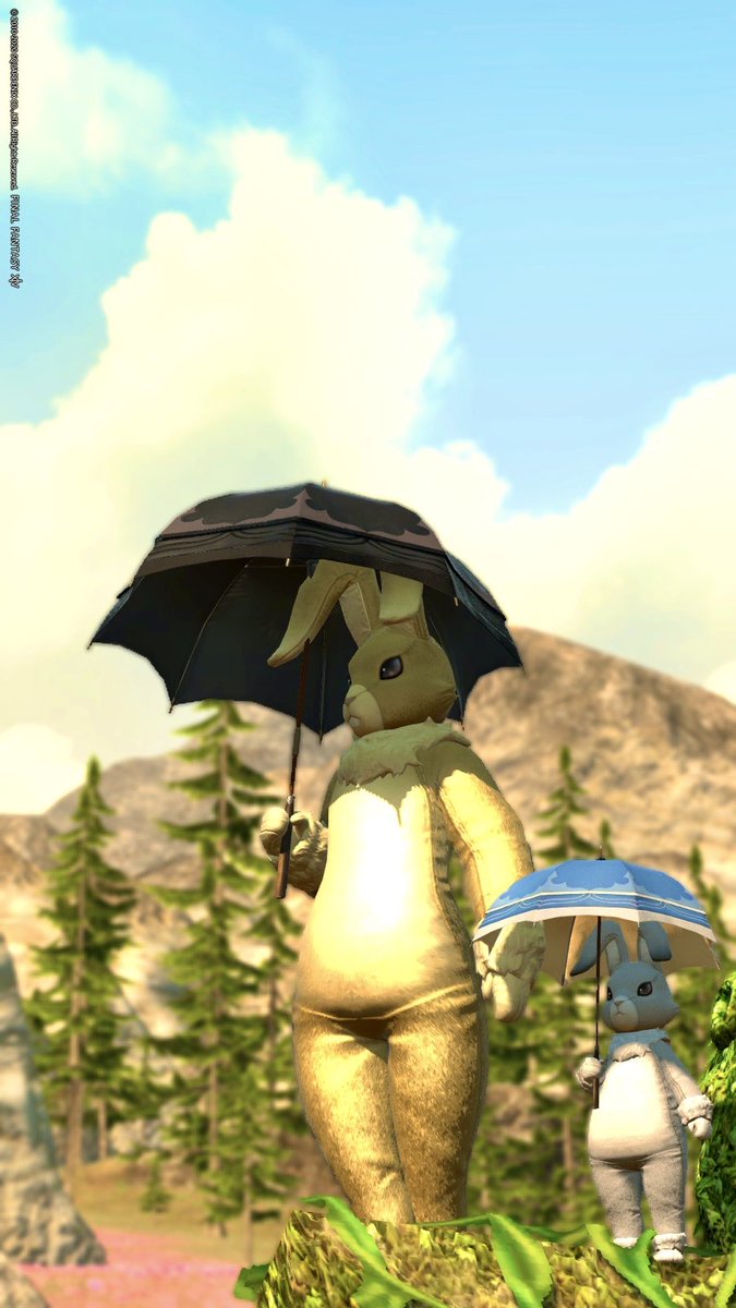 Kabuki_MKT's tweet photo. #エッグハント を満喫！
アルさんを誘って、#ウサギ で #SS撮影
#FF14 https://t.co/iuFvGUe7j1