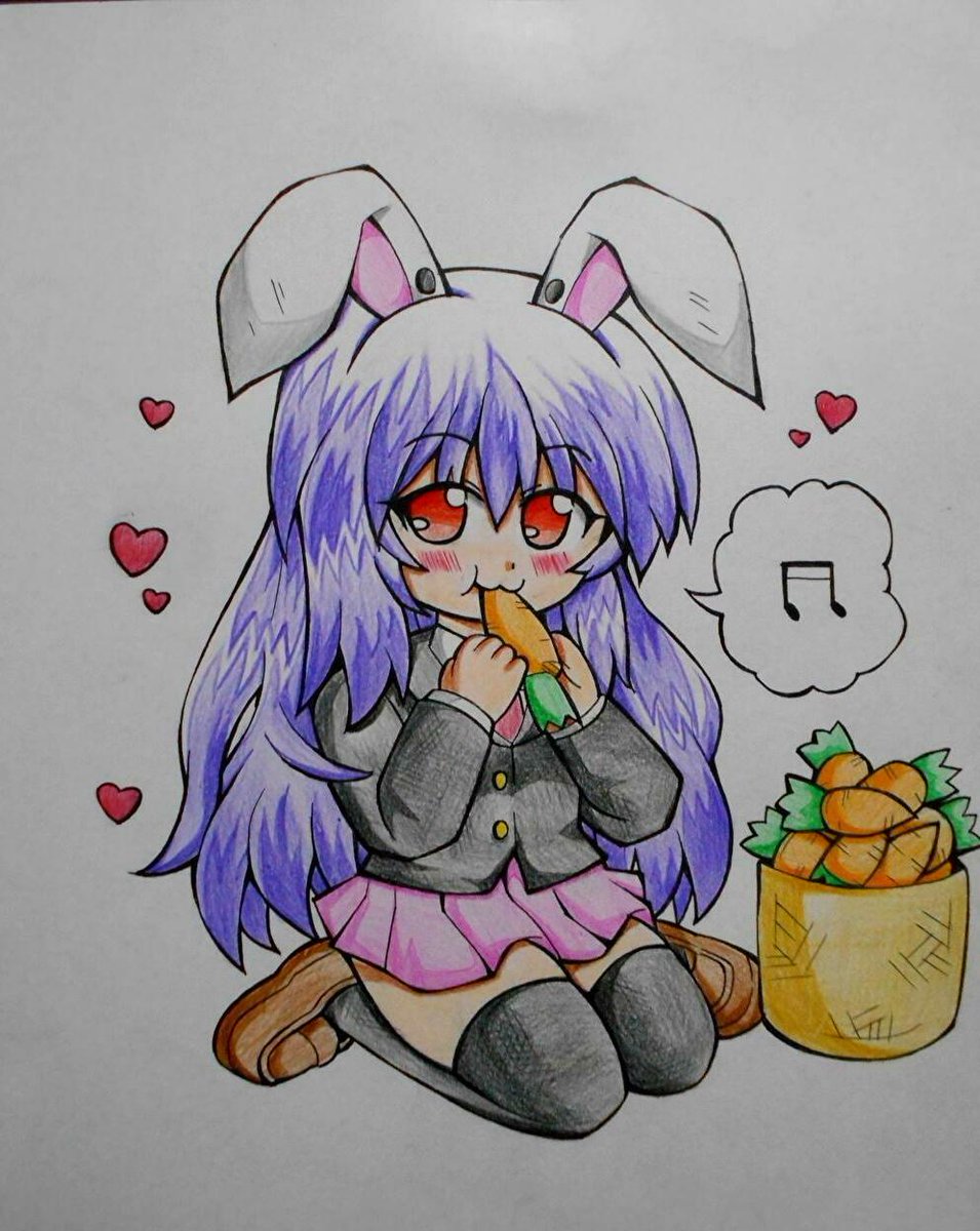 自分の絵を左右反転して晒す