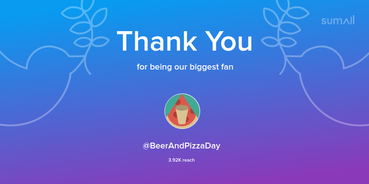 pwhpub's tweet photo. Our biggest fans this week: BeerAndPizzaDay. Thank you! via https://t.co/FE5FJnBBv5 https://t.co/bdB5WIuasn