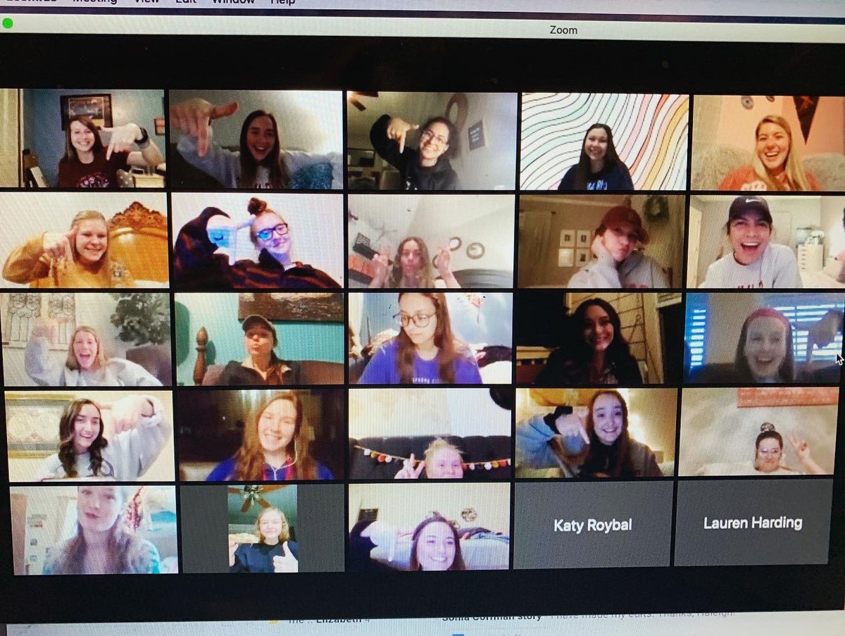 First ever online banquet with our ladies! So glad to finally get to “gather” with our friends and have a time of fellowship. Year of the Blue, you have treated us so so well with rich friendships and life long memories!! 💙🌈