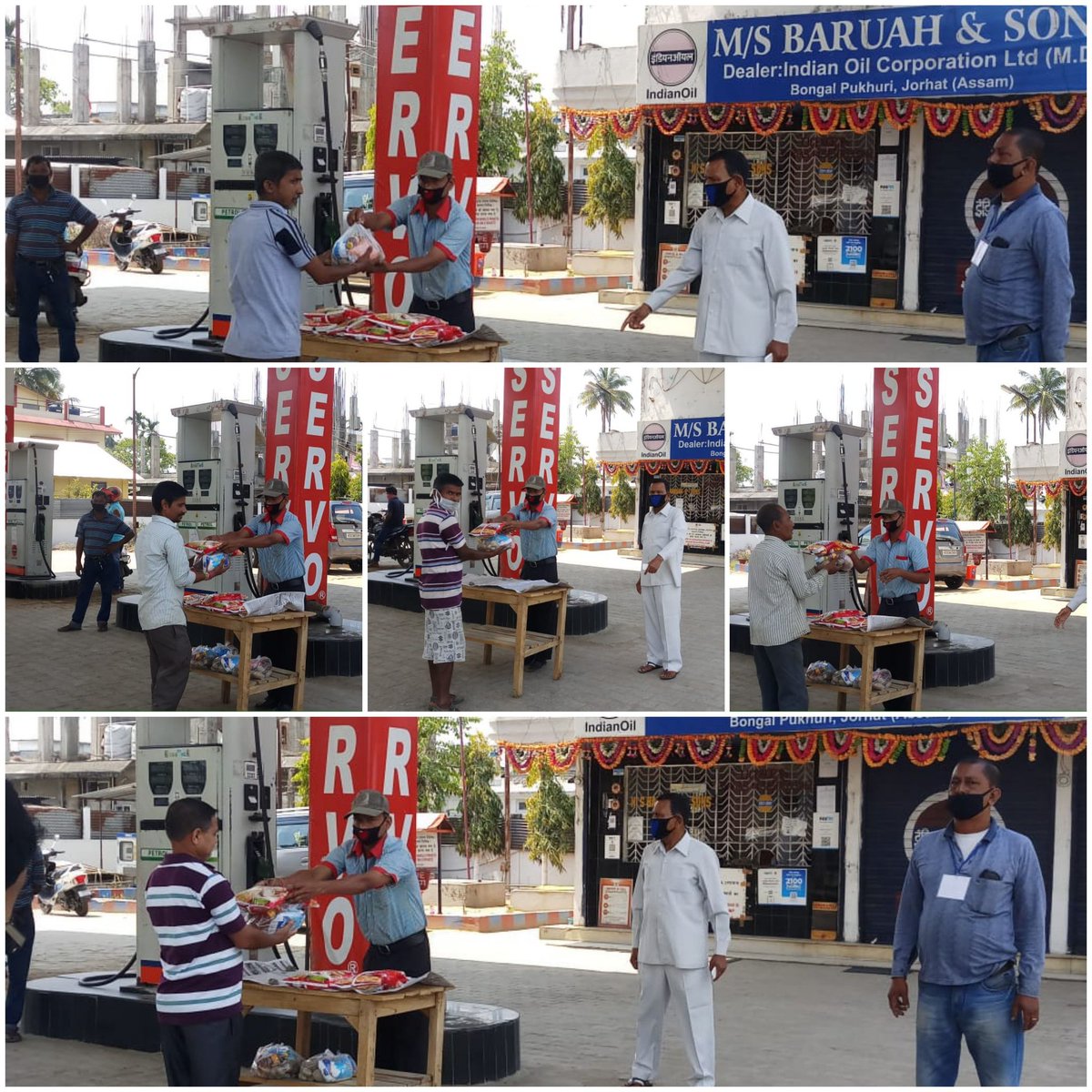 Food distribution continues through the IndianOil retail outlet at Jorhat to daily wage earners. Thank you to the dealer for coming forward for the noble cause.
#Stayhomestaysafe
#BeSafeGoDigital 
<a href="/IOCL_Assam/">IndianOil AOD</a> <a href="/IndianOilcl/">Indian Oil Corp Ltd</a> <a href="/IOCRetail/">IndianOil PetrolPump</a> <a href="/IOCXTRAPOWER/">IOC XTRAPOWER Fleet Card</a> <a href="/xtrarewards/">IndianOil XTRAREWARDS</a>