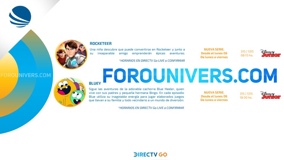 Volvimos recargado de novedades. 
2 NUEVAS SERIES LLEGAN A <a href="/DisneyJunior/">disneyjunior</a> 🥳
#QuedateEnCasa entreteniendo a los más pequeños. 🌞