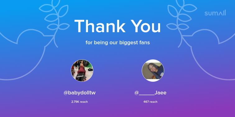 playboychubs's tweet photo. Our biggest fans this week: babydolltw, _____Jaee. Thank you! via https://t.co/7DbimVilKW https://t.co/dZOsKemtqN