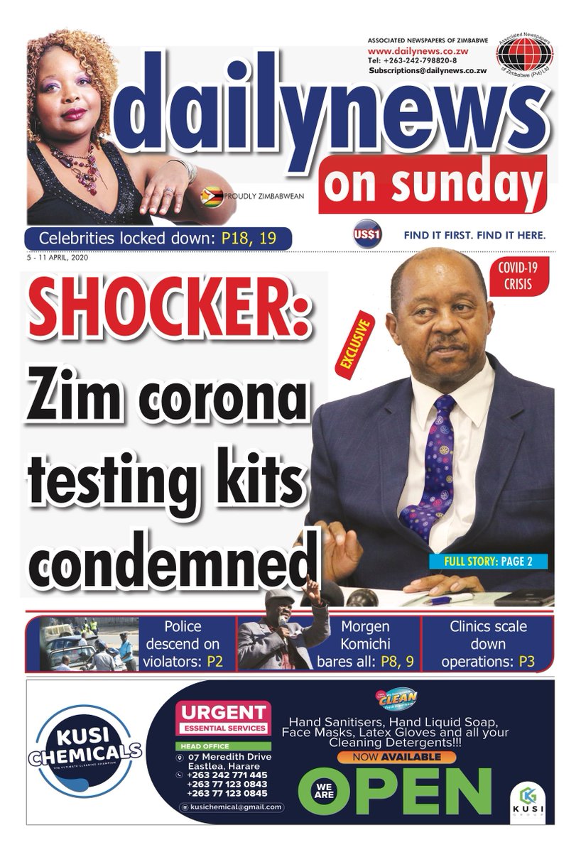 Zim Corona kits condemned 