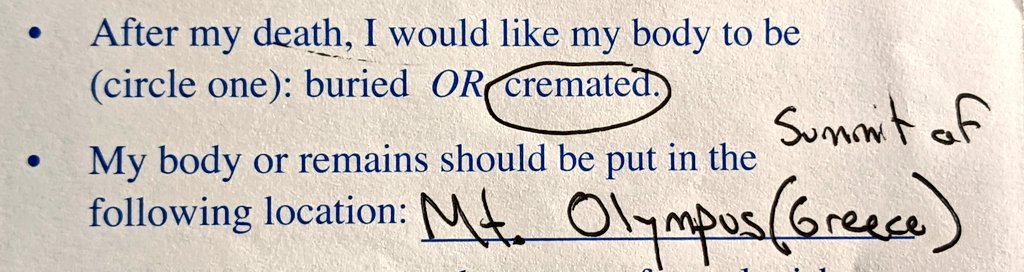 CrippleCouple's tweet photo. When your in #HighRiskCovid19 in #QuarantineLife and and finally get bored enough to make an #advancedirective..... https://t.co/WHq4quLVNj