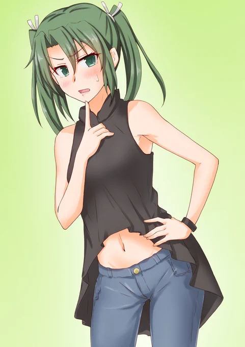 本当は仲良くなりたいけどつい挑発するような事ばかり言ってしまって結局ラリアット喰らうガール
#艦これ 