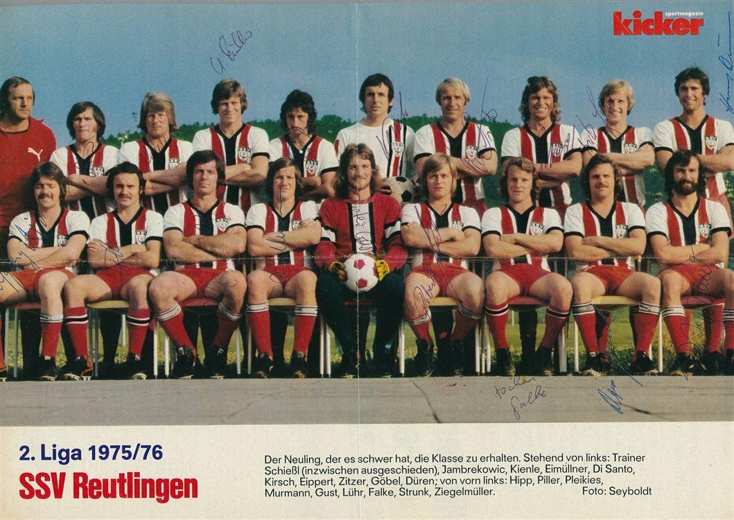 O Reutlingen fez sua estreia na segunda temporada na 2. Bundesliga, o clube situado em Baden-Württemberg jogou quatro vezes, a última na temporada 2002-03. No momento vem atuando na Oberliga- em Baden-Württemberg, quinta divisão alemãFoto: Kicker