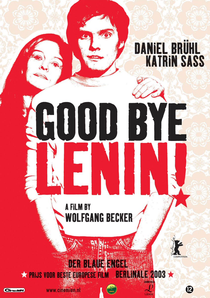 A thread of the movies I’ve watched for  #GHFSH12. Good Bye Lenin (2003), dir. by Wolfgang Becker, starring Daniel Brühl and Katrin Sass  #German  #00s