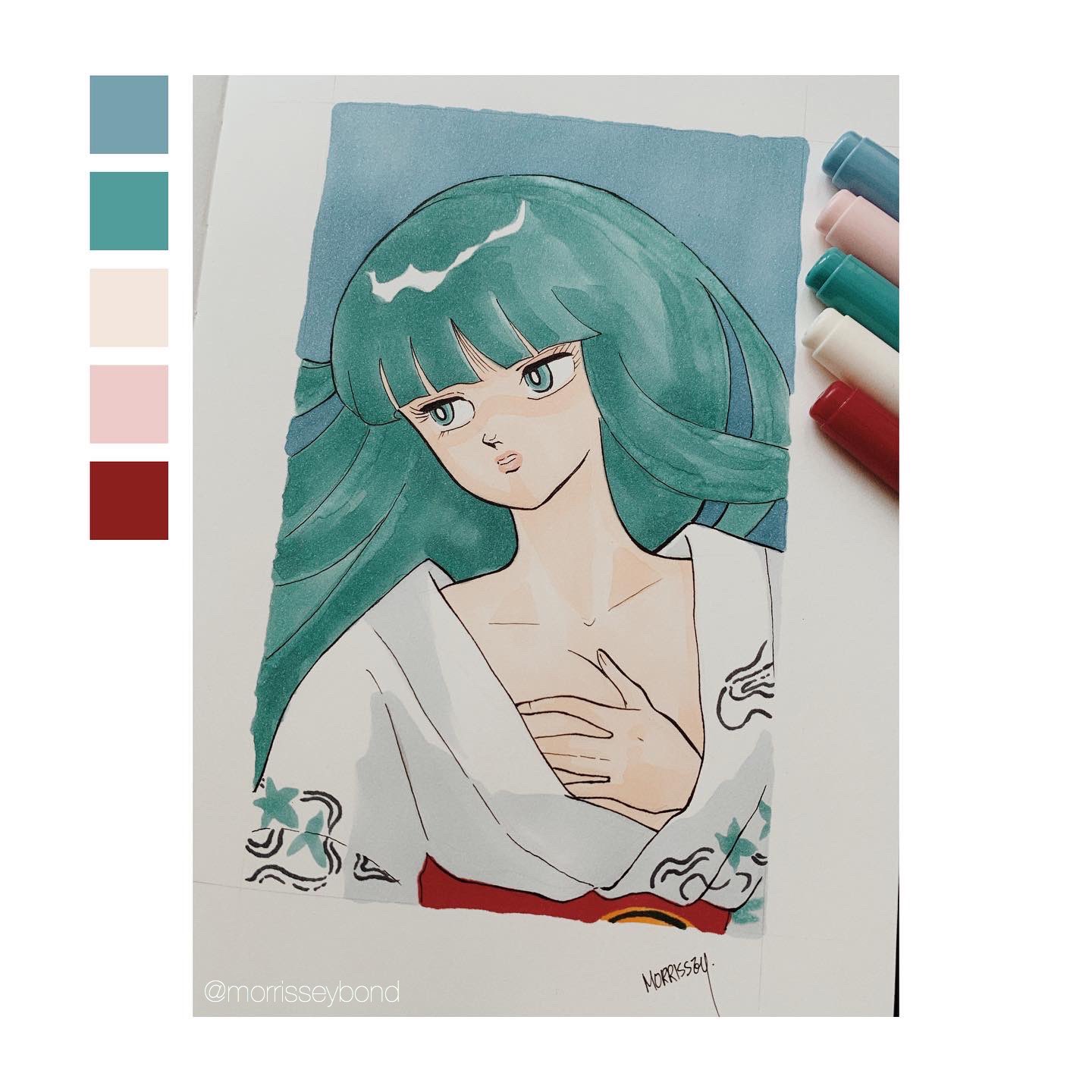 Morrissey Nee Another Sketch I Made With Copicmarkers Mana From Mermaid Forest A 80s Manga Created By Rumikotakahashi 高橋留美子 She S Also The Creator Of 犬夜叉 めぞん一刻 And Ranma 人魚の森