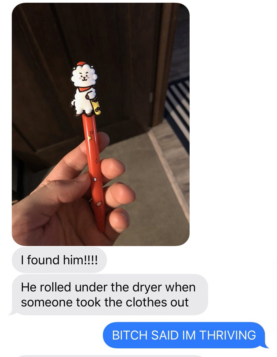 When  @Coworker_John lost then found his RJ pen. A devestating (and precious) conversation. Quarantining with family can be dramatic.