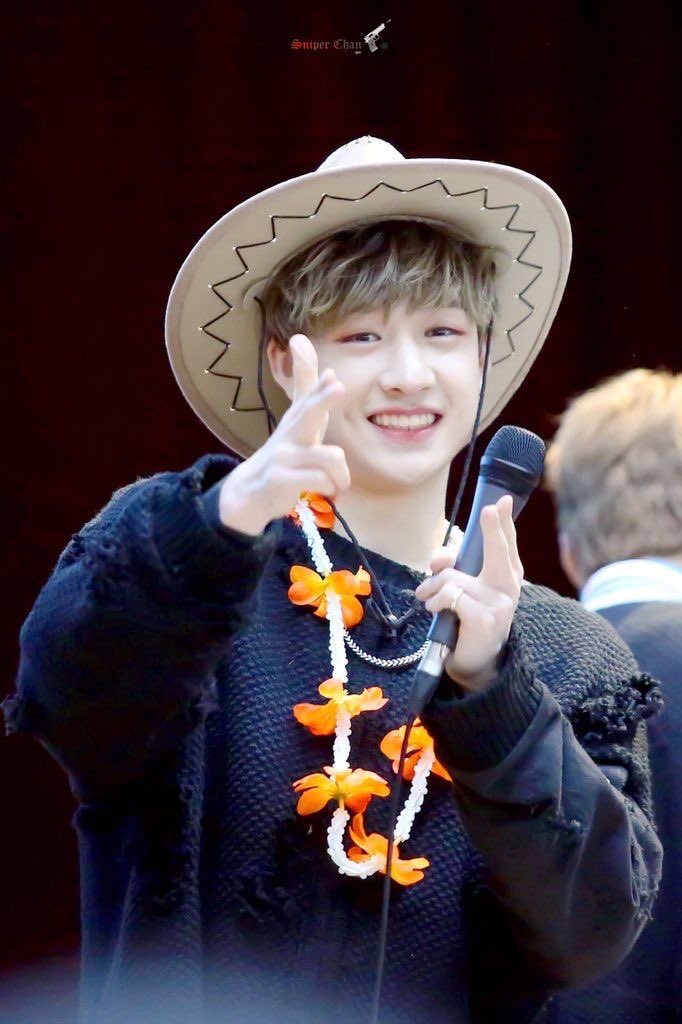 Baby channie dirty blonde look  he’s so bubbly  #Chris  #CB97  #BangChan  #방찬  #StrayKids —(82/366)