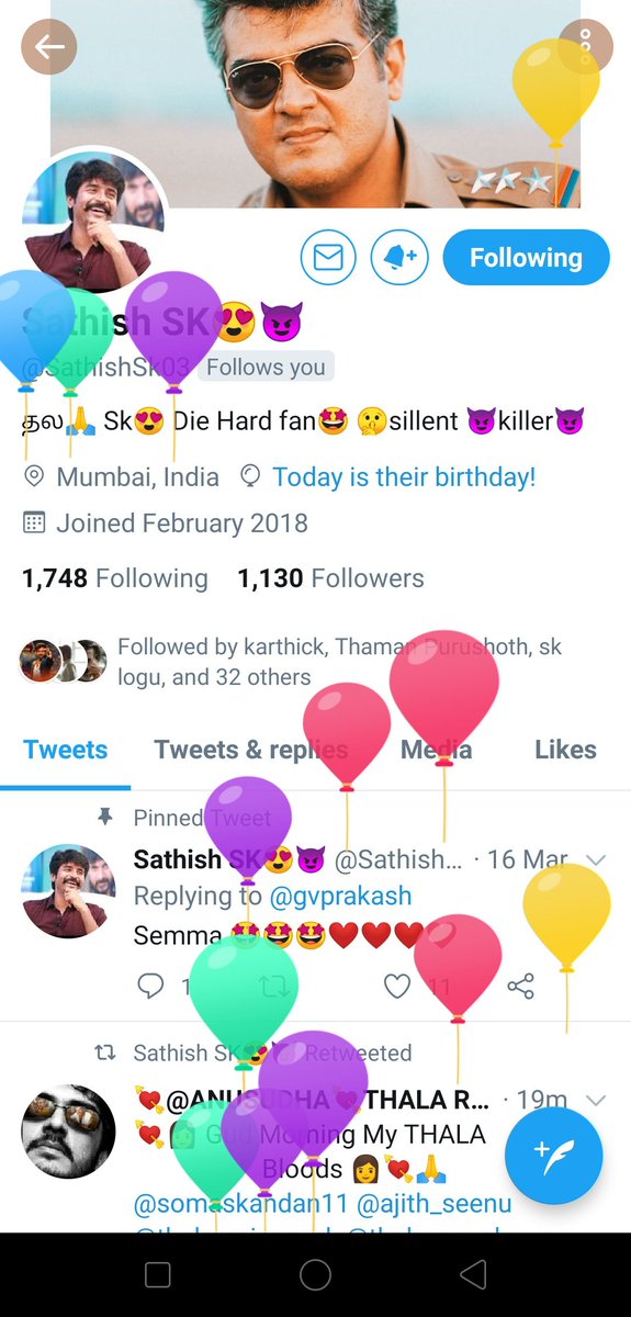 kirthika_kumar's tweet photo. #EngaAnnan in @SathishSk03 version 🤣
Enga Annan enga Annan #RT adichu norukurathil mannan🥳
Paaa 124K Tweets👌🔥
Oru . Kooda vidama RT panni support panuvaaru😥
Not only for me🙃 each n everybody🥳
Apart from fun🤣 U r so humble n the way U talked that day😥🥳
#HBD bro🥰 https://t.co/MFvHEqYqRM