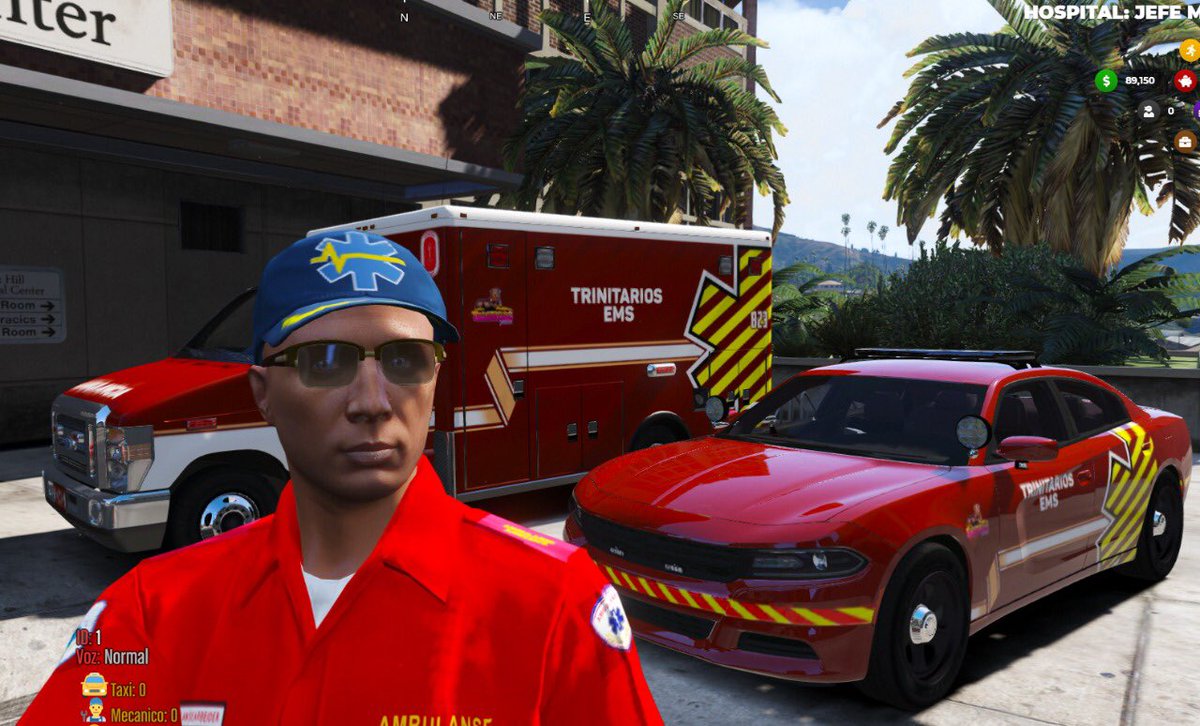 trinitariosrp's tweet photo. Que esperas para ir a rolear de EMS con los nuevos vehiculos y la nueva ropa?

#trinitariosrp #gta #roleplay #fivem #rplatino https://t.co/WfC1hqwWPJ